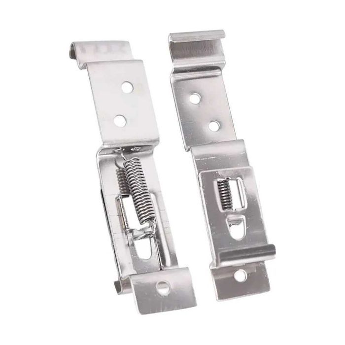 Set suport numar inmatriculare auto inox fara rama / slim / invizibil