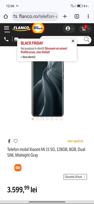 Vind 2 telefoane Samsung A54 si Xiaomi mi 11i