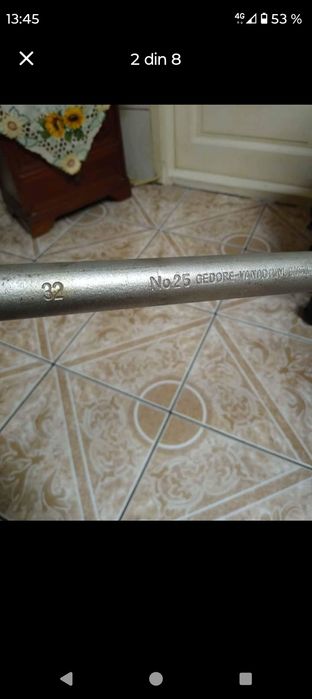 Cheie Tubulara cotită de 32 mm Gedore-Vanadium
Made în Germany
Este no