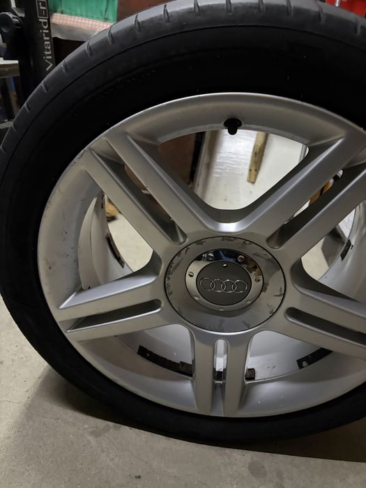 Jante Audi originale R17 + anvelope 235/45 R17 – set complet