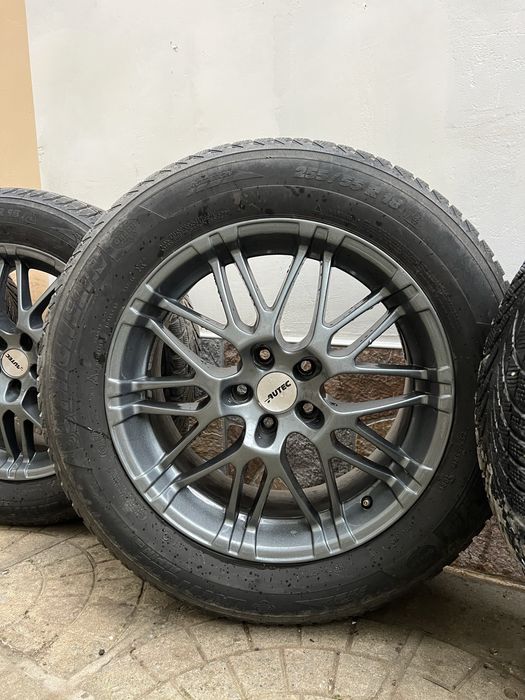 18-ки 5х112 Оригинални джанти Oxigin oxrock с зимни гуми Мишелин255/55