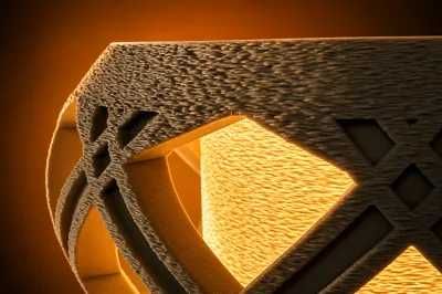 Lampă Hourglass 3D