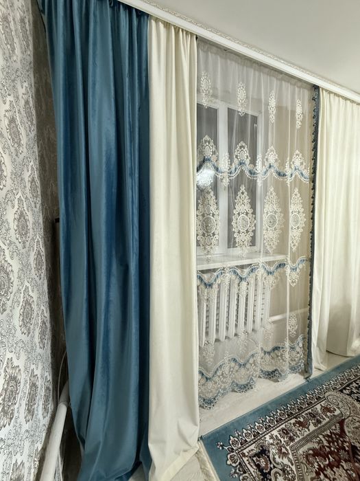 Шторы для зала с тюлю