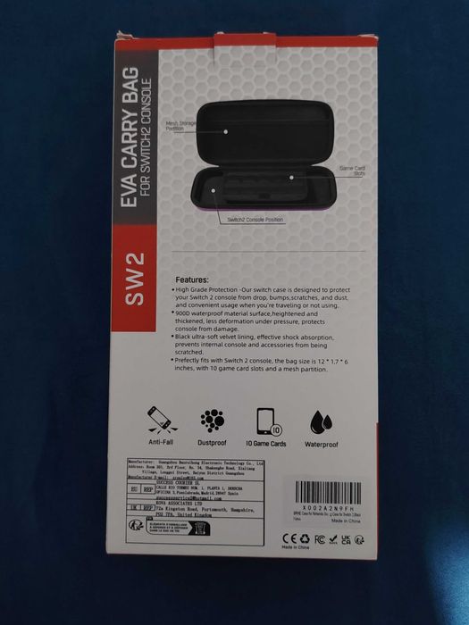 Husa pentru consola Nintendo Switch 2, noua în cutie.
