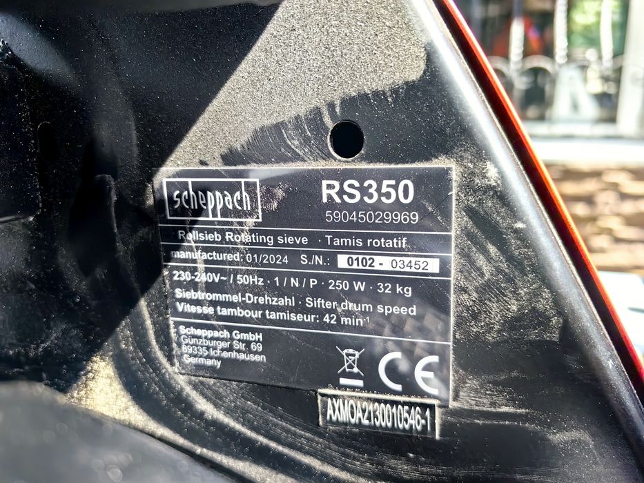 Ротационно сито, 250W Scheppach RS 350 /