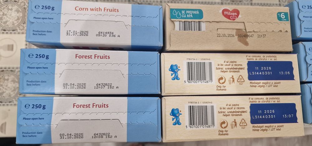 Cereale bebeluși și copii