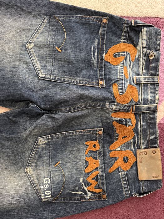 g-star embroidered jeans