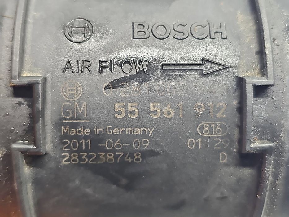 Debitmetru aer Opel Meriva B [Fabr 2010-2017] 55561912 1.7 CDTI A17DTR