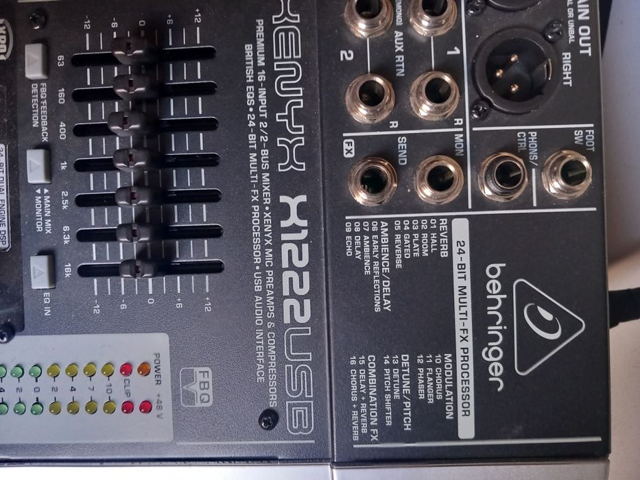Mixer Behringer Xenyx X1222USB – Ca Nou, ÎN GARANȚIE