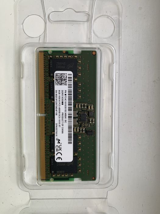 Оперативная память (озу) 8GB DDR5 SODIMM