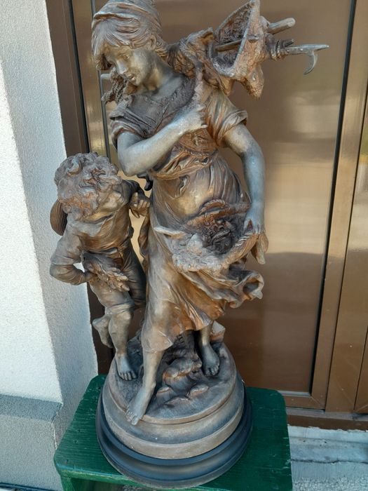 Statueta bronz Aug Moreau