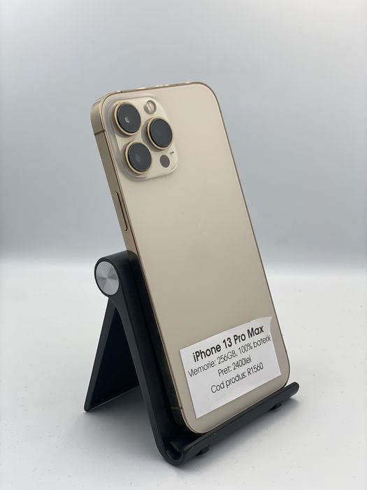 Iphone 13 Pro Max - 256GB, 100% baterie, 1 an garantie