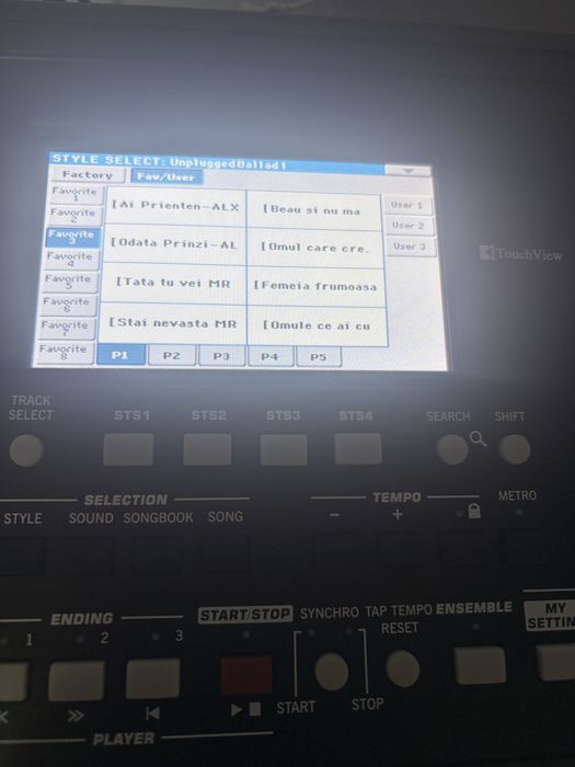 VÂND SET KORG pa300 2024-2025