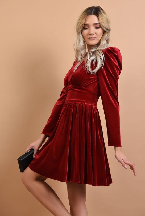 Rochie de ocazie din catifea POEMA