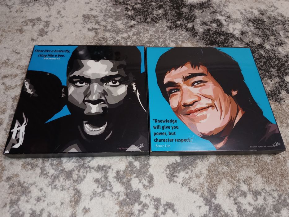 Printuri Muhammad Ali & Bruce Lee
