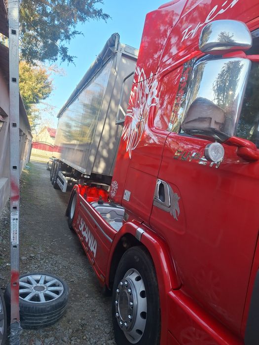 De vânza scania +semiremorca