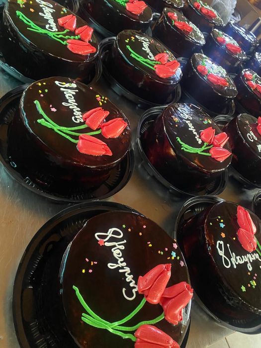 торт оптом медовый, бисквит