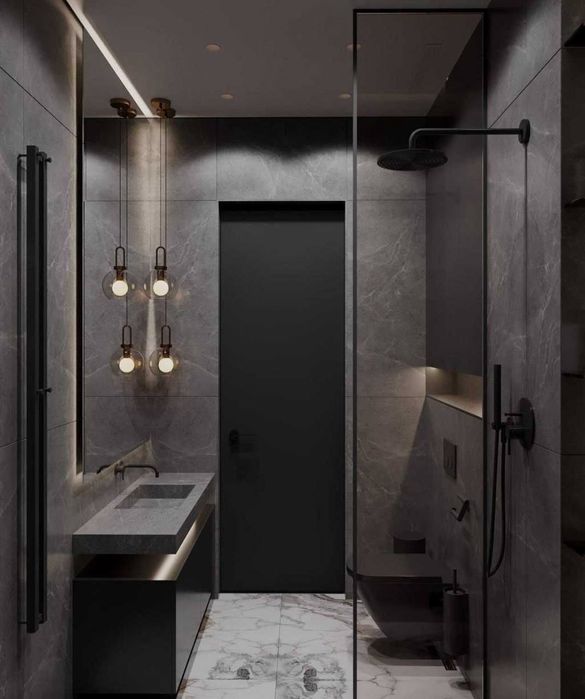 2-комн 42м² Parkwood Мирабад кухня-зал спальня дизайн проект в подарок