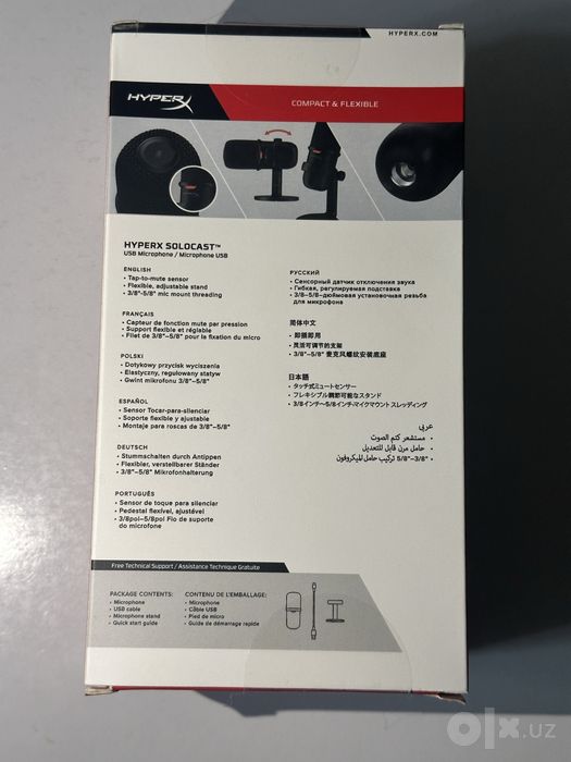 HyperX SoloCast — новый, запечатанный.
