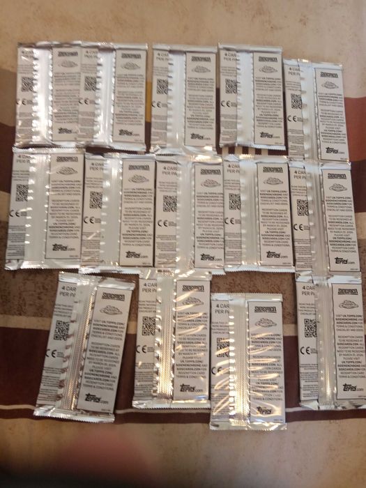 26 Pachetele cartonase Sidemen XIX topps chrome, noi, sigilate