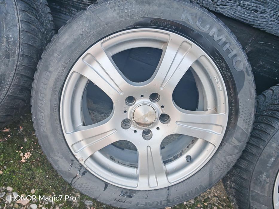 Jante aliaj R16 MAGMA + anvelope de iarnă – Passat b7