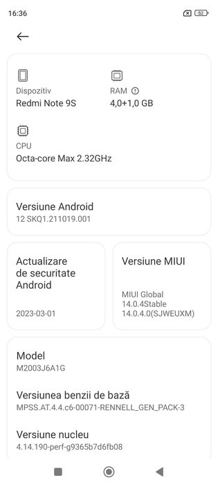Xiaomi Redmi Note 9S - 4GB RAM, 64GB + card 32GB