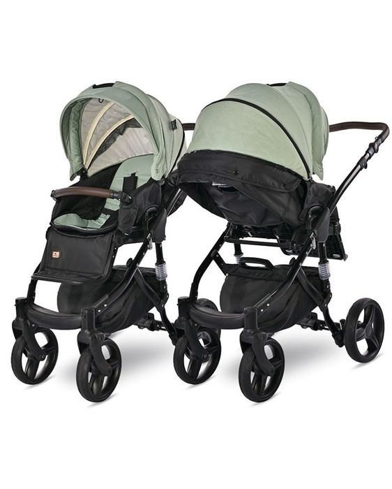 Lorelli - 3in1 Rimini Premium, зелена бебешка количка