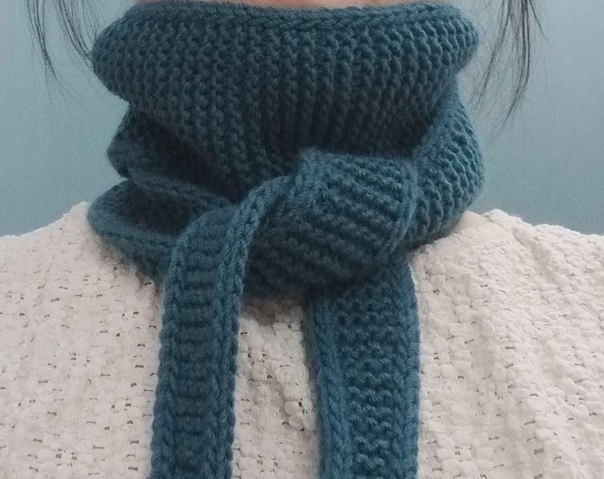 Шарф Софи ручная вязка