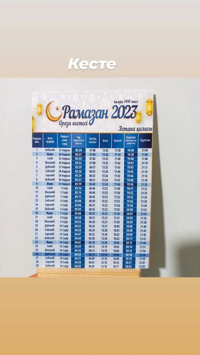 Открытка, дуға, кесте.