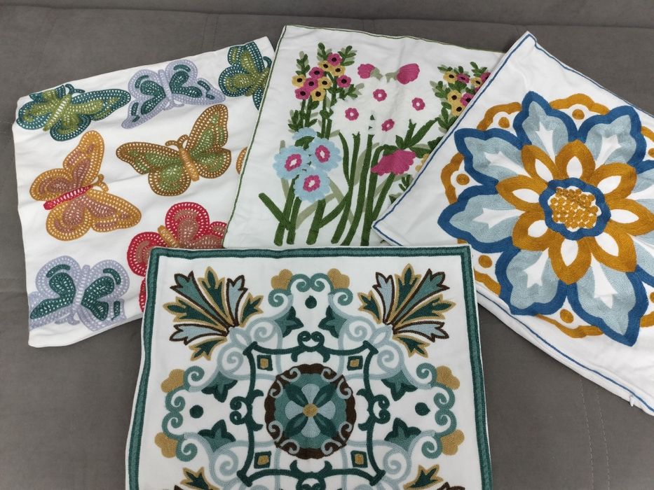 Декоративные наволочки 45*45 с 3D вышивкой