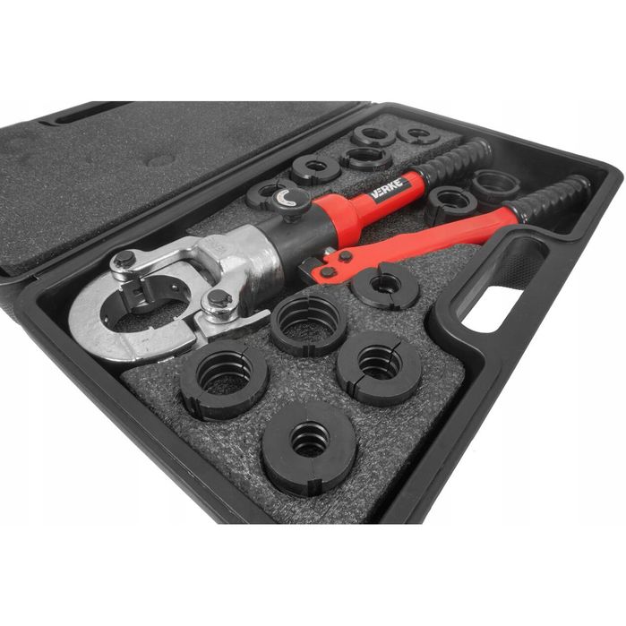 Trusa pentru sertizat tevi U+H+V, cleste sertizat Verke