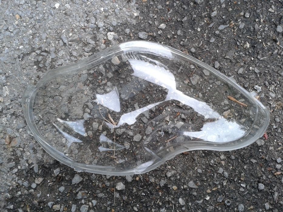 Десен фар за Smart Coupe, двусекционен, ударен