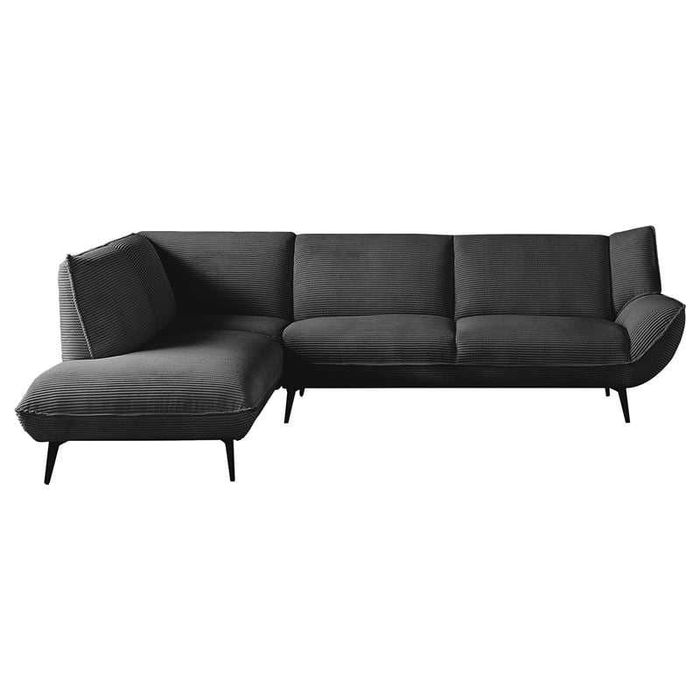 Ъглов диван, EMERALD,Сив,Капучино,Ант. Ляв/Десен,Текстил,274х203х82см.