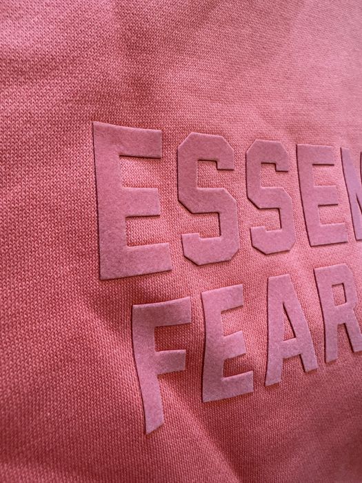 Fear of God "Essentials" Coral Hoodie