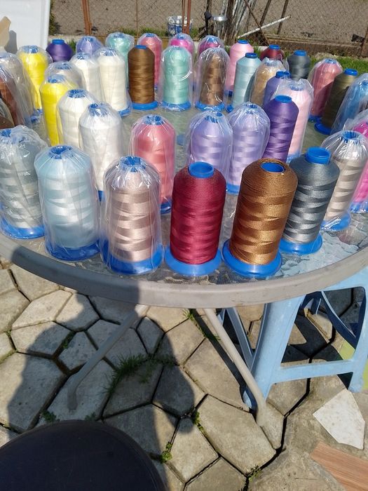 30 conuri ață de 60 pentru piele