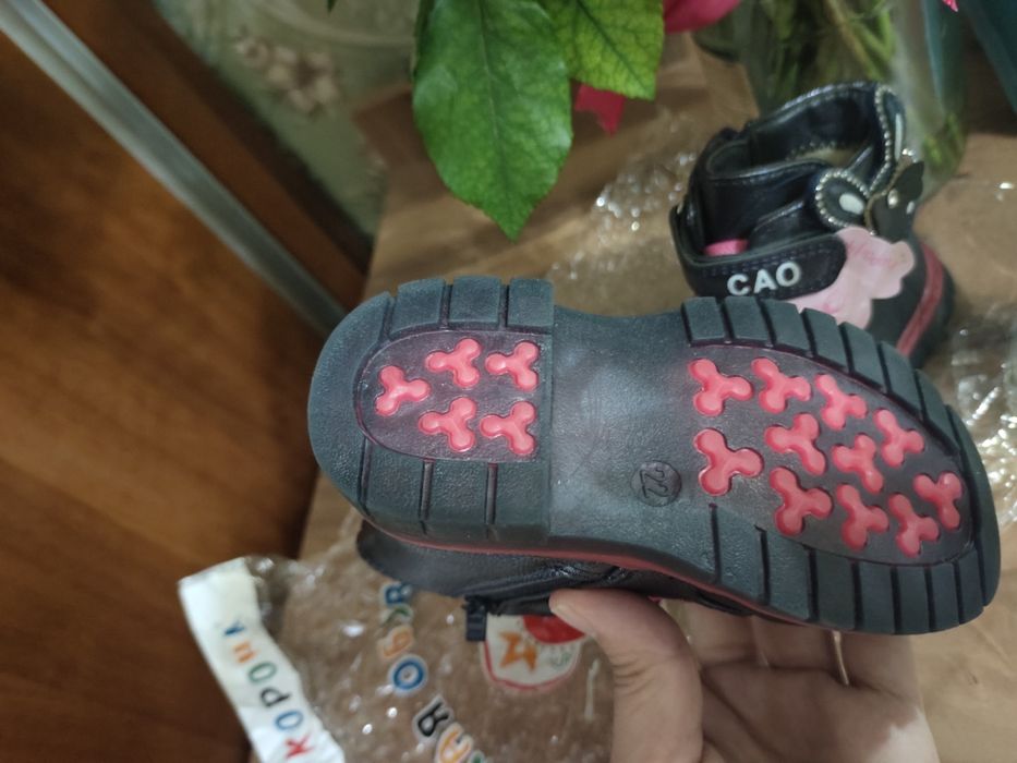 Сапожки 22 размер фирма российская Корона с мехом утеплённый