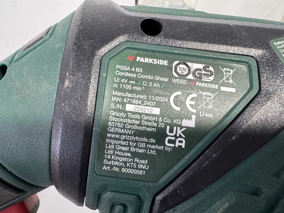 Храсторез / ножица - Parkside 4V