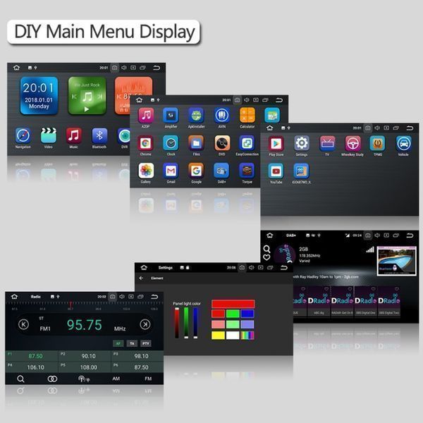 Jeep Grand Cherokee Commander Wrangler 6.2'' андроид навигация, 6532