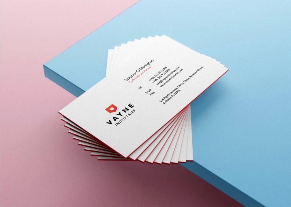 Визитки от 12тг.