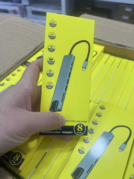 Переходник USB Adapter 8in1 HUB