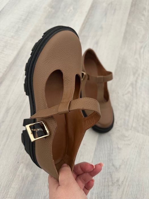 Pantofi de piele naturala Dasha, nr 37