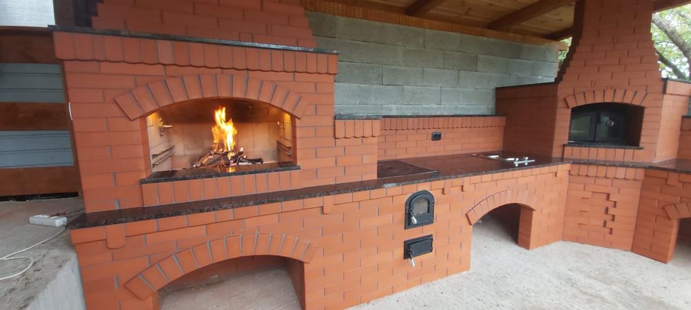 Execut grătare  gradina și sobe de teracotă/cărămidă