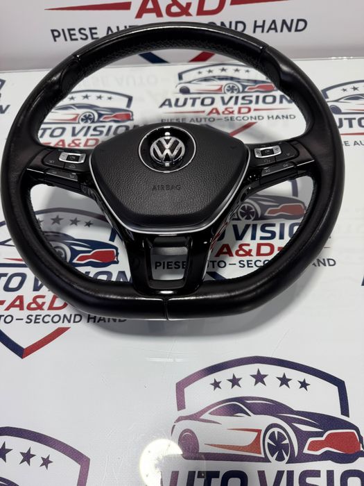 Volan complet airbag comenzi VW Golf 7 Passat B8 Tiguan Touran T-Roc Arteon