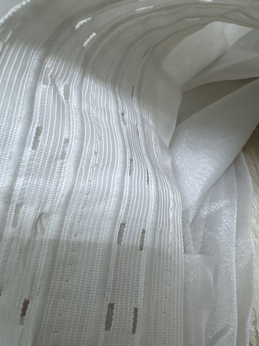 Готовый тюль выс 2,75 -2,80 ширина 3,35 белый Турция