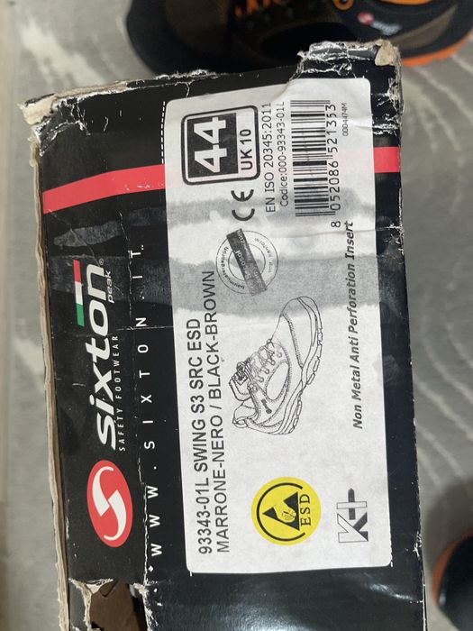 Pantofi protectie ,sixton , S3 , nr.44