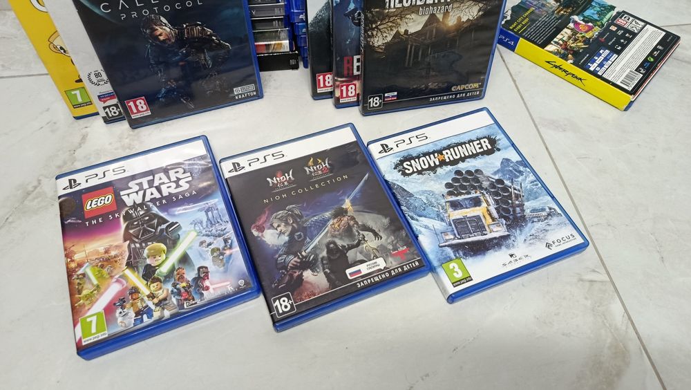 Диски на Playstation 5