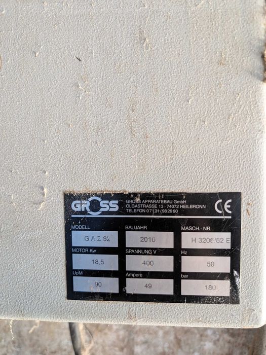 Vând tocător GROSS WEIMA GAZ 62