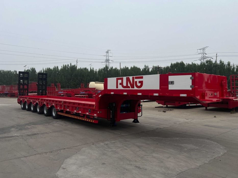 Специальный прицеп для перевозки экскаваторов