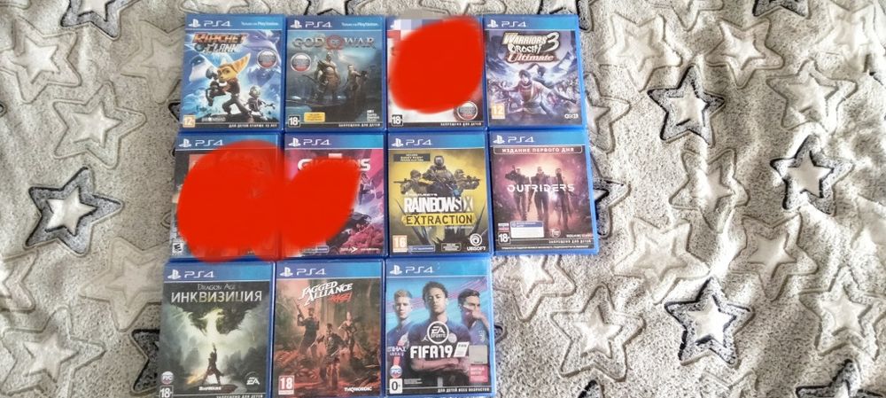 Продам или обменяю игры на PS4