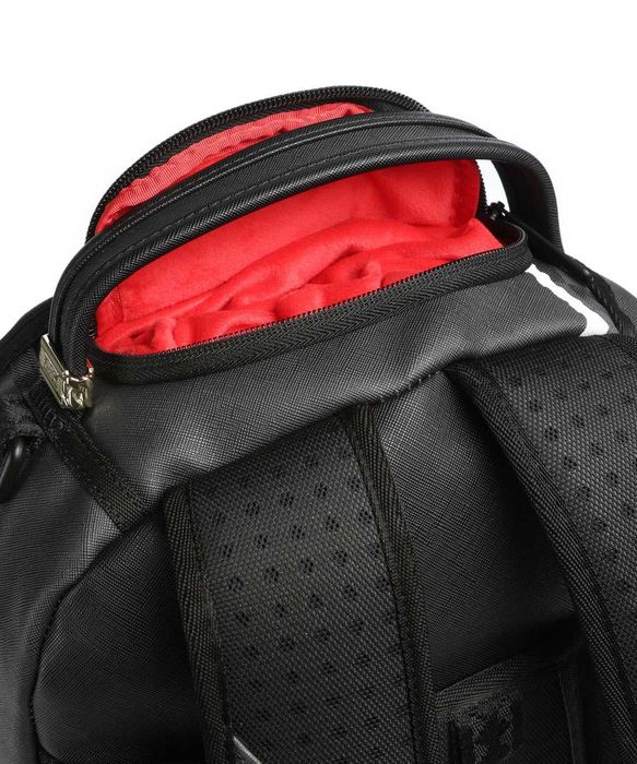 Чисто нова раница Sprayground Center Rip Revealing Gray Check